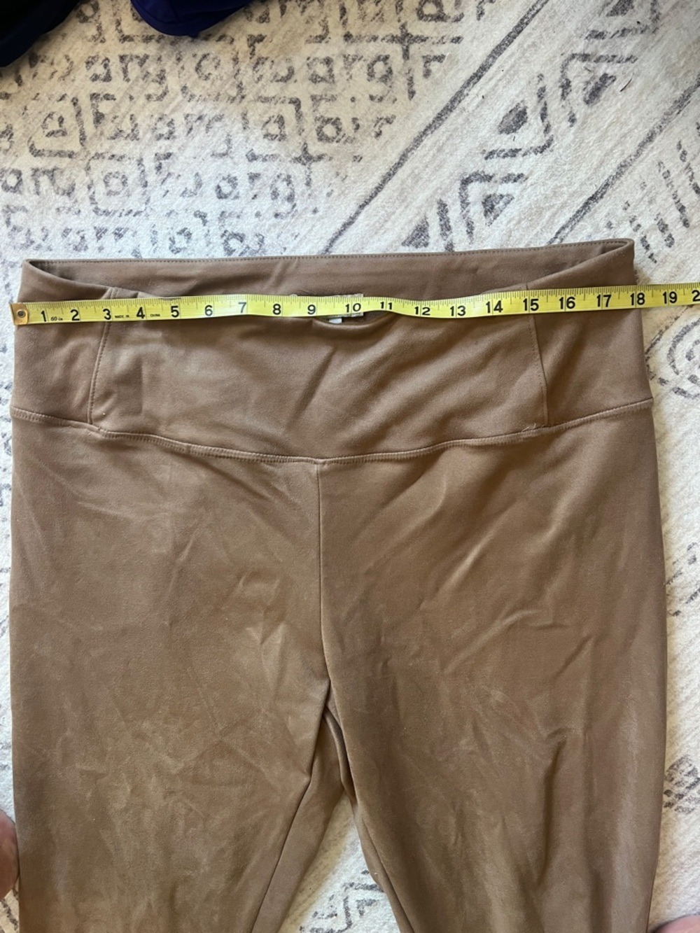 Rachel Zoe Slim High-Waist Pants in Tan - Picture 4 of 9